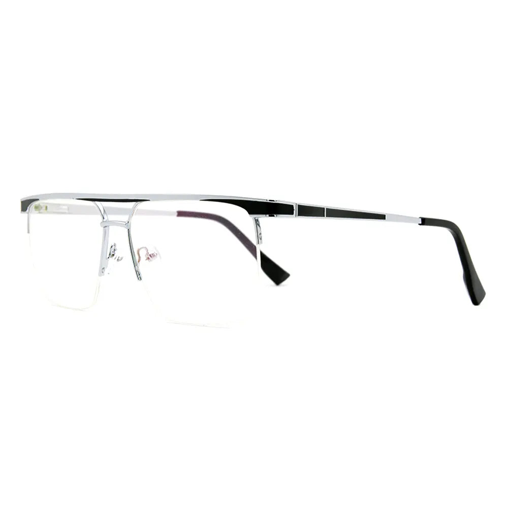 Aviator Half-Rim GLaases 8484-3