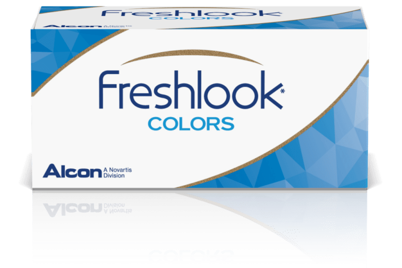 FreshLook Colors Green "One pair contact lenses and container included."-2