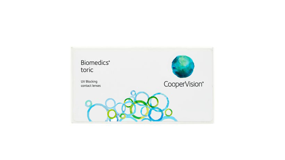 Biomedics Toric Monthly "One pair contact lenses and container included."