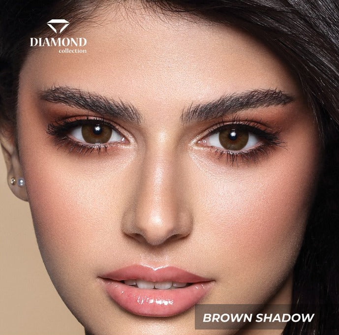 Bella Diamond Brown Shadow "One pair of contact lenses is accompanied by one complimentary container."-zoom-1