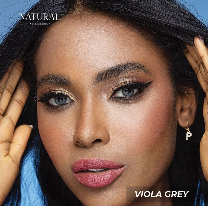 Bella Natural Viola Grey "One pair of contact lenses is accompanied by one complimentary container."-zoom-