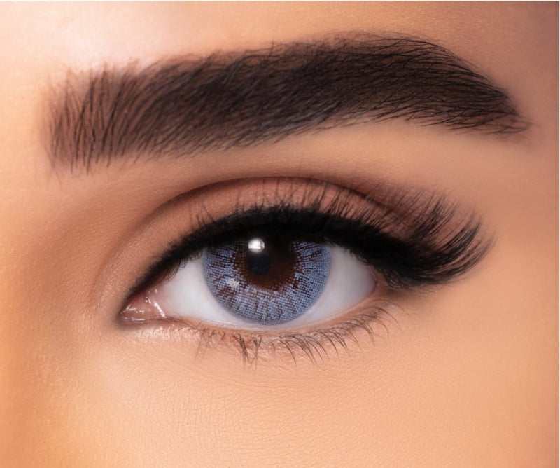 FreshLook Colors Blue "One pair contact lenses and container included."-zoom-