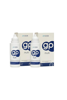 Avizor GP Multi Pack of 2 – 120ml x 2 – Advanced Care for Rigid Gas Permeable Lenses