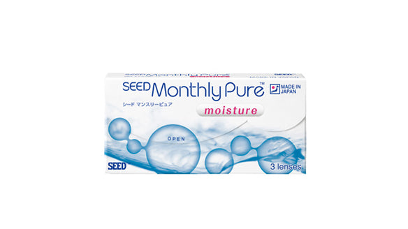 SEED MonthlyPure "One pair contact lenses and container included."-zoom-1