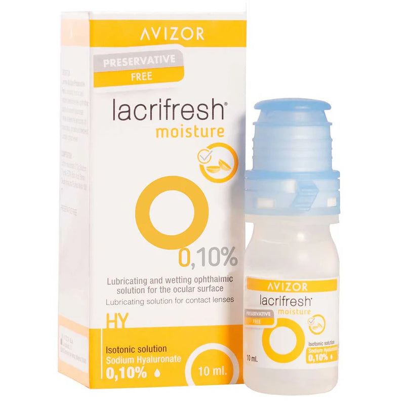 Avizor Lacrifresh Moisture 0.10% Bottle of 10ml Eye Drops-zoom-