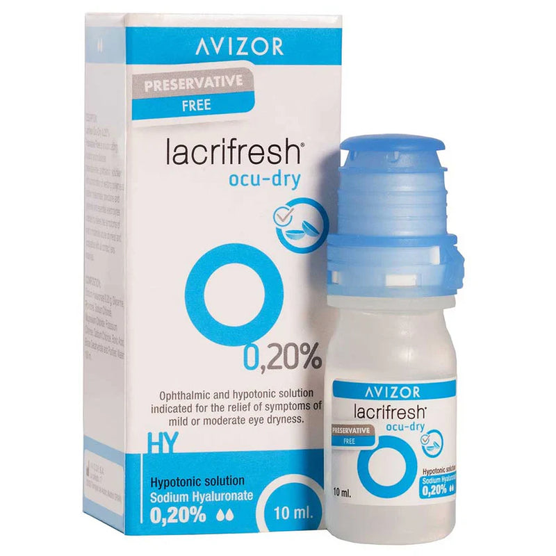 Avizor Lacrifresh Ocu-Dry 0.20%. Bottle of 10ml Eye Drops-zoom-