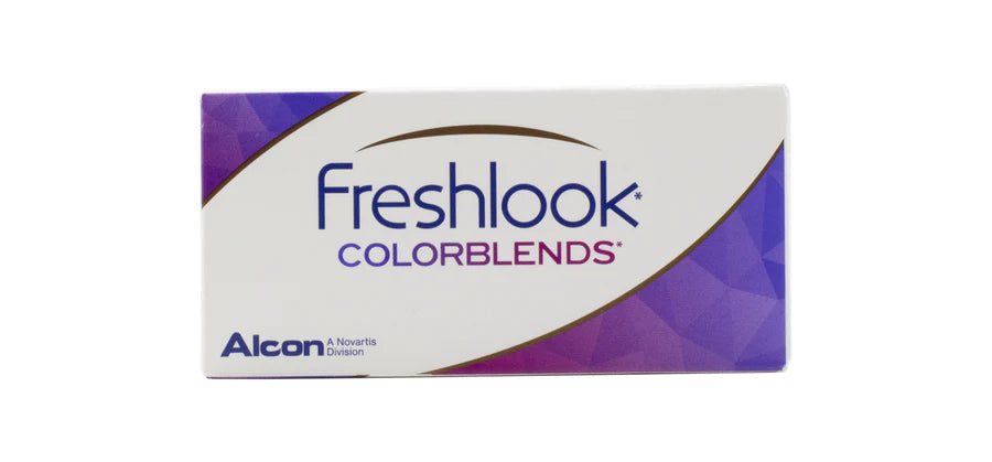 Freshlook ColorBlends Honey "One pair contact lenses and container included."